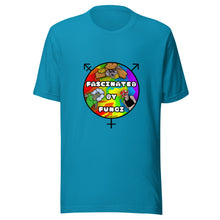 Load image into Gallery viewer, Fascinated By Queer Fungi @JBlossomArt Logo Design on Unisex T-Shirt