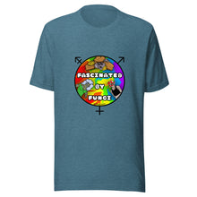 Load image into Gallery viewer, Fascinated By Queer Fungi @JBlossomArt Logo Design on Unisex T-Shirt