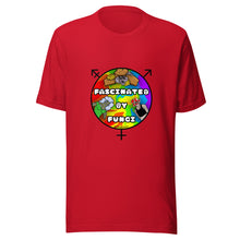Load image into Gallery viewer, Fascinated By Queer Fungi @JBlossomArt Logo Design on Unisex T-Shirt