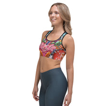 Load image into Gallery viewer, Fungi Coral Reef Mirror (@OxleyArt) Sports bra