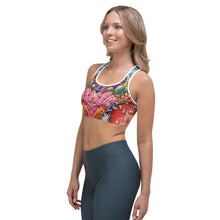 Load image into Gallery viewer, Fungi Coral Reef Mirror (@OxleyArt) Sports bra