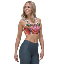Load image into Gallery viewer, Fungi Coral Reef Mirror (@OxleyArt) Sports bra