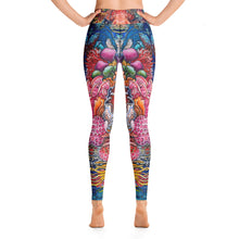 Load image into Gallery viewer, Fungi Coral Reef (@OxleyArt) Yoga Leggings