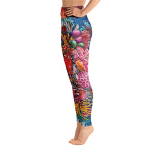 Load image into Gallery viewer, Fungi Coral Reef (@OxleyArt) Yoga Leggings