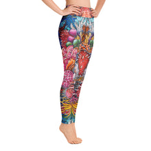 Load image into Gallery viewer, Fungi Coral Reef (@OxleyArt) Yoga Leggings