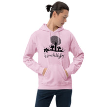 Load image into Gallery viewer, Mushroom Garden Fascinated By Fungi (@SimpleSerene) Unisex Hoodie