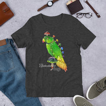 Load image into Gallery viewer, Parrot Mushroom Fascinated By Fungi (@ThePenAndPangolin) Unisex T-Shirt