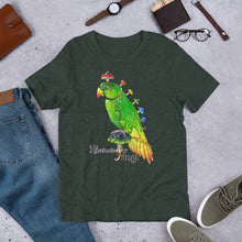 Load image into Gallery viewer, Parrot Mushroom Fascinated By Fungi (@ThePenAndPangolin) Unisex T-Shirt