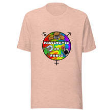 Load image into Gallery viewer, Fascinated By Queer Fungi @JBlossomArt Logo Design on Unisex T-Shirt