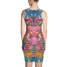 Load image into Gallery viewer, Fungi Coral Reef Mirror (@OxleyArt) Stretch Dress