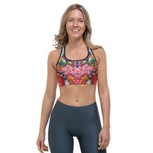 Load image into Gallery viewer, Fungi Coral Reef Mirror (@OxleyArt) Sports bra
