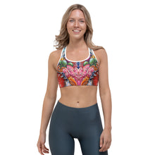 Load image into Gallery viewer, Fungi Coral Reef Mirror (@OxleyArt) Sports bra