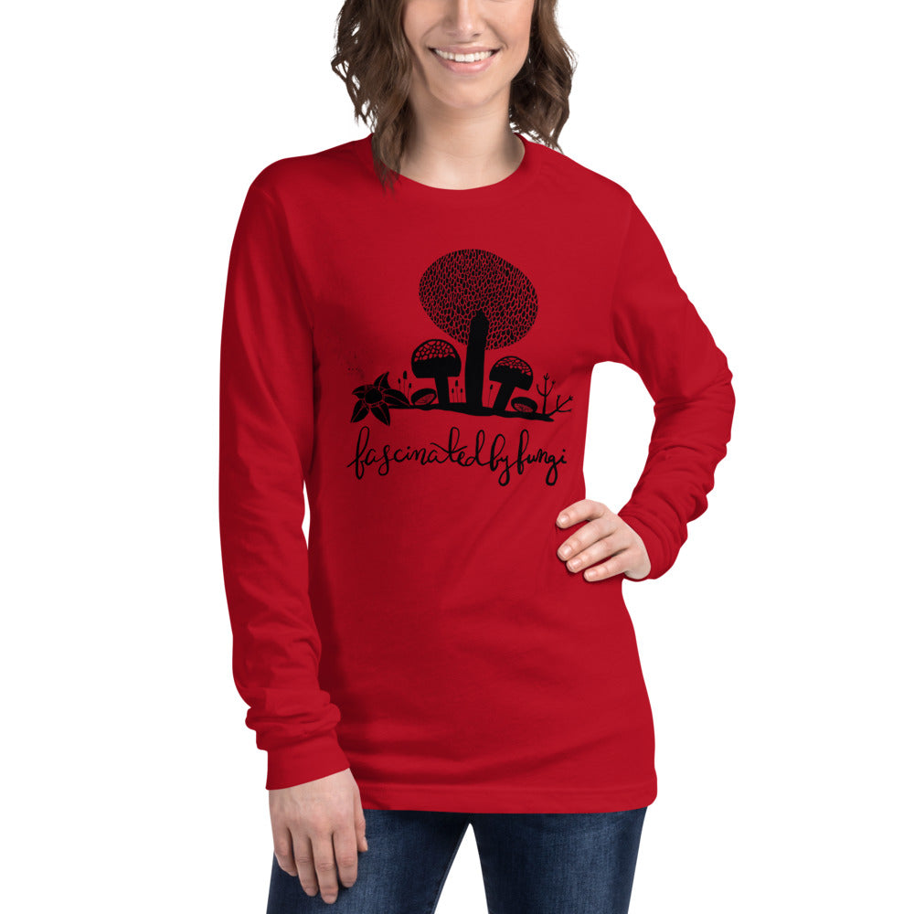 Mushroom Garden Fascinated By Fungi (@Simple Serene) Unisex Longsleeve